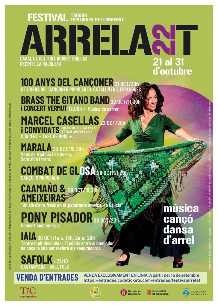 Cartell del Festival Arrela't 2022