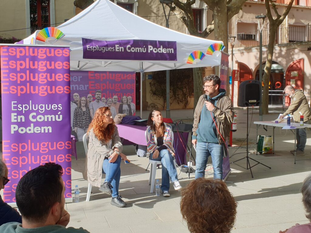 Esplugues en Comú Podem commemora la Diada Internacional contra la LGTBIQ+fòbia amb un acte