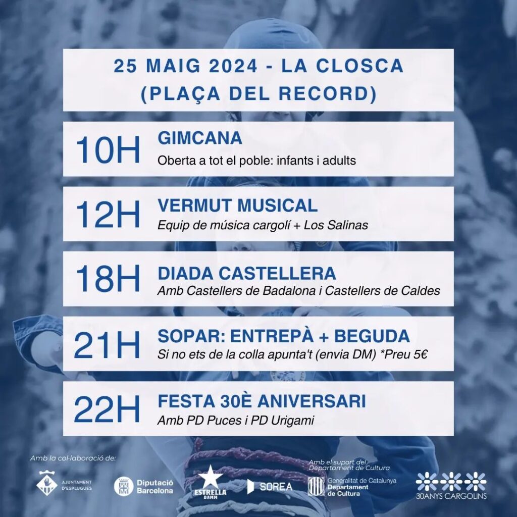 Diada del 30è Aniversari Castellers d'Esplugues