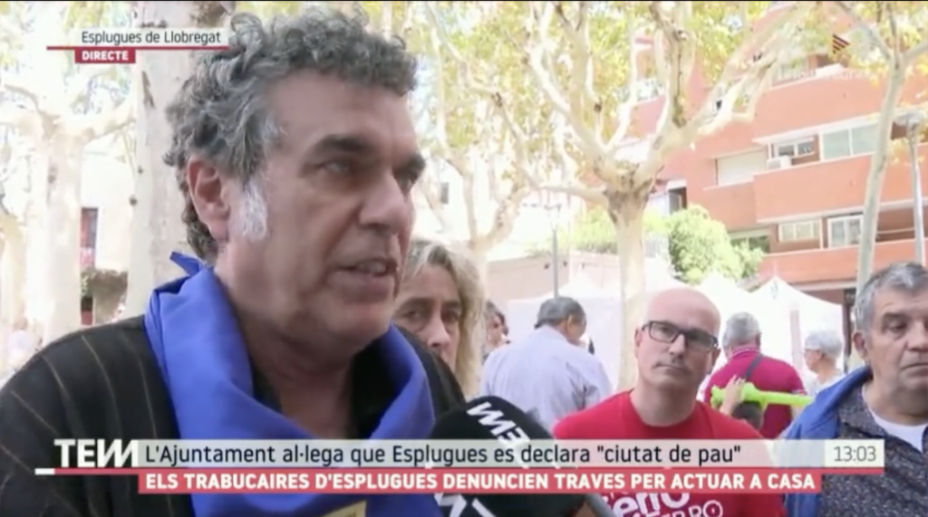 Els trabucaires d'Esplugues enmig d'un embat amb l'Ajuntament (TV3)