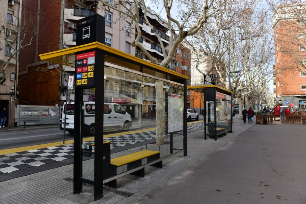 Transport públic a Esplugues, nova Àrea d'Intercanvi al Pont d'Esplugues