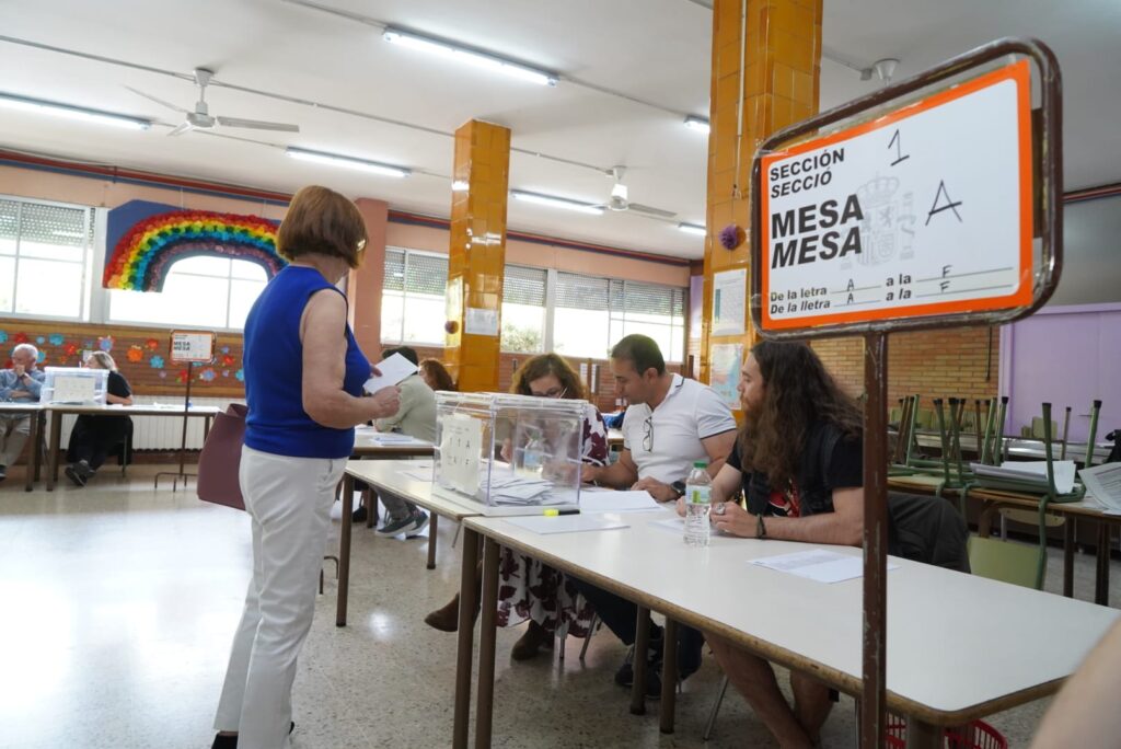 Mesa electoral Esplugues de Llobregat