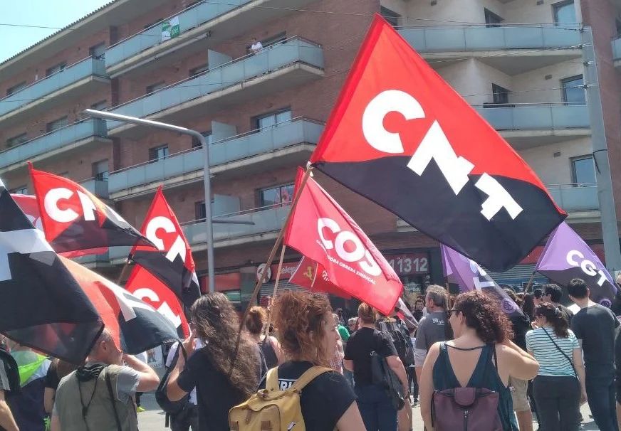 Esplugues acull la manifestació del 1r de Maig del Baix Llobregat Combatiu