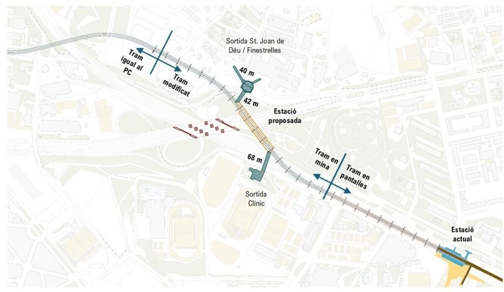 Licitada la redacció del projecte d’ampliació de la Línia 3 del metro a Esplugues