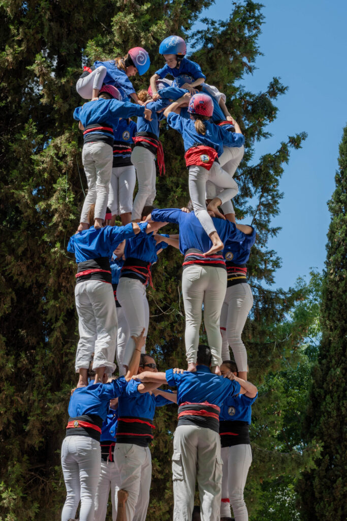 Els Castellers d'Esplugues arrenquen temporada a casa amb força