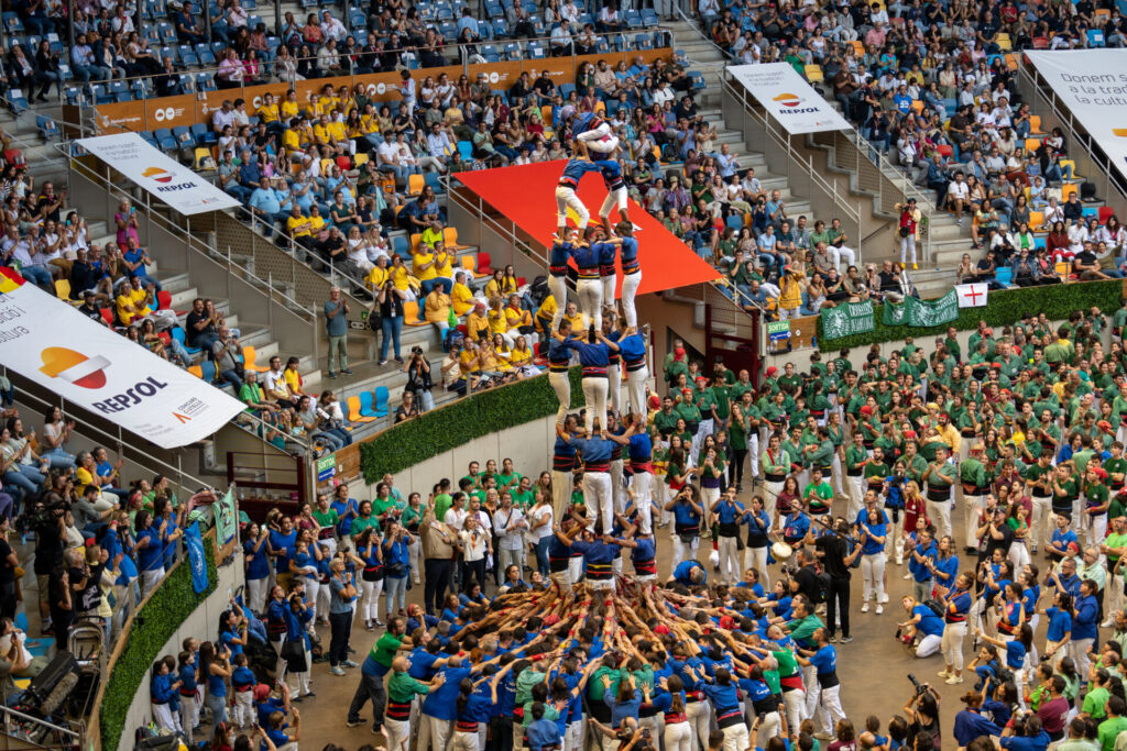 Els Castellers d'Esplugues assoleixen els seus objectius al Concurs Casteller