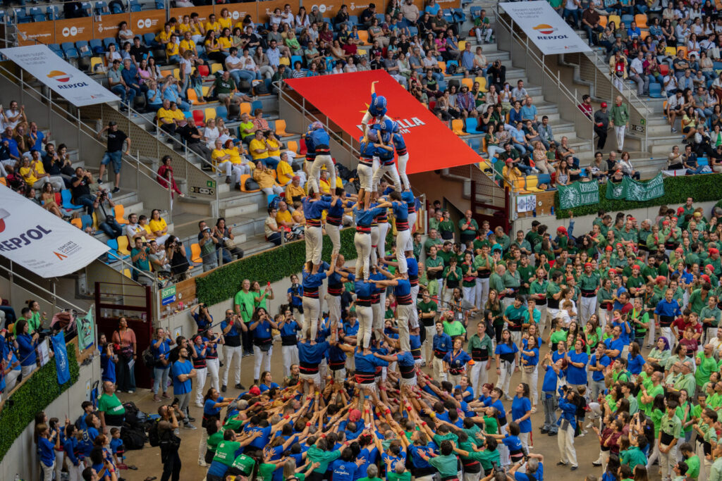 Els Castellers d'Esplugues assoleixen els seus objectius al Concurs Casteller