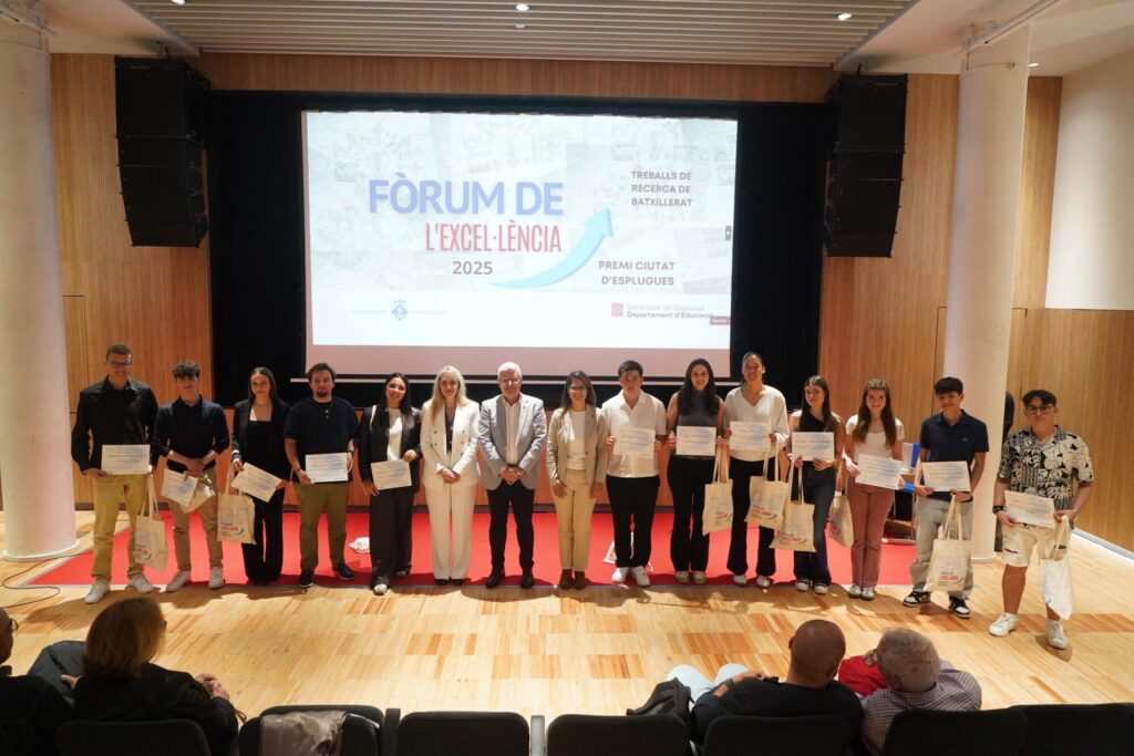 Esplugues celebra la 15a edició dels Premis Treballs de Recerca de Batxillerat